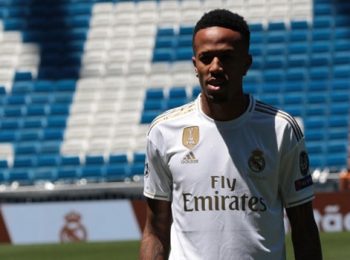 Militao bergabung kembali dengan skuat Real Madrid pada sesi latihan hari Selasa