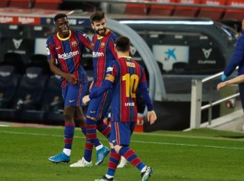 Pique menderita cedera, akan absen di leg kedua Liga Champions